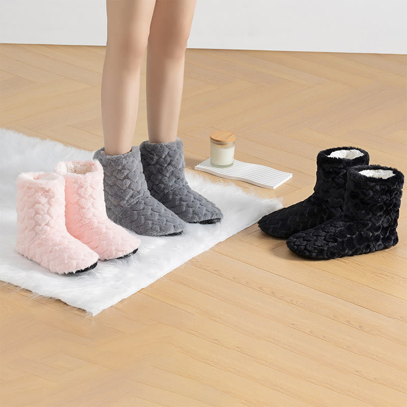 Hohe, einfarbige Haussocken - image 2