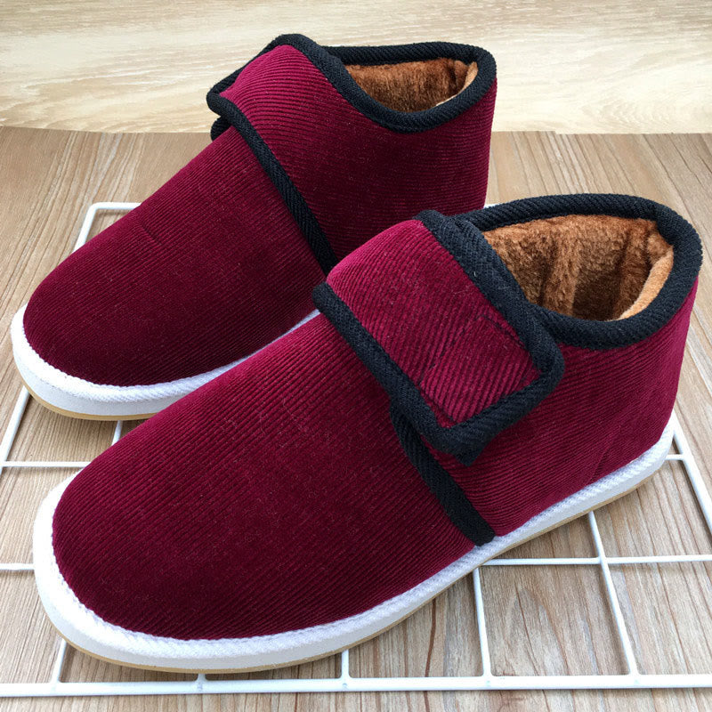 Plus-Size-Hausschuhe mit Klettverschluss und Wärmespeicherung - image 4