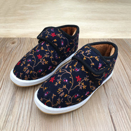 Hausschuhe in Übergröße mit Leopardenmuster und Blumenmuster - Dunkelblau - EU42(US7.5) - image 7