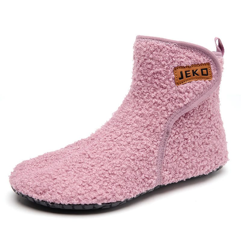 Plus-Size-Hausschuhe in Unifarben mit Klettverschluss - Rosa - EU42-43 (US8,5-9) - image 13