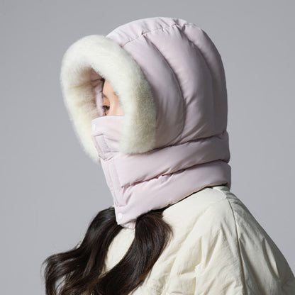 Kapuzenschal in Unifarbe - Rosa - Einheitsgröße - image 2