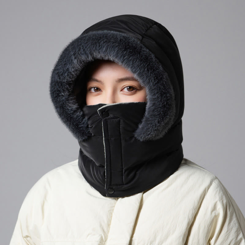 Kapuzenschal in Unifarbe - image 6