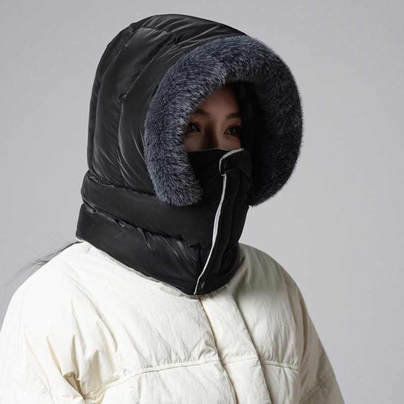 Kapuzenschal in Unifarbe - image 9