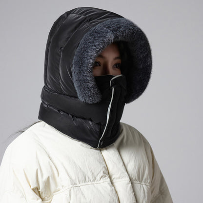 Kapuzenschal in Unifarbe - image 9