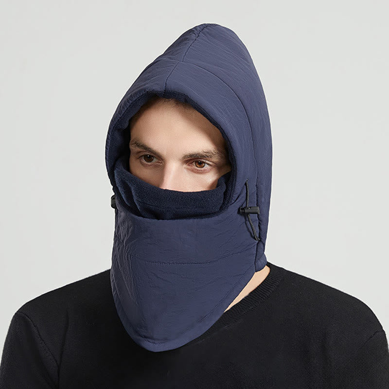 Winddichter Kapuzenschal für Outdoor-Reiten - Blau - Einheitsgröße - image 2