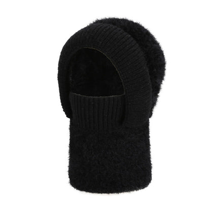 Warmer Winter-Kapuzenschal - Schwarz - Einheitsgröße - image 11