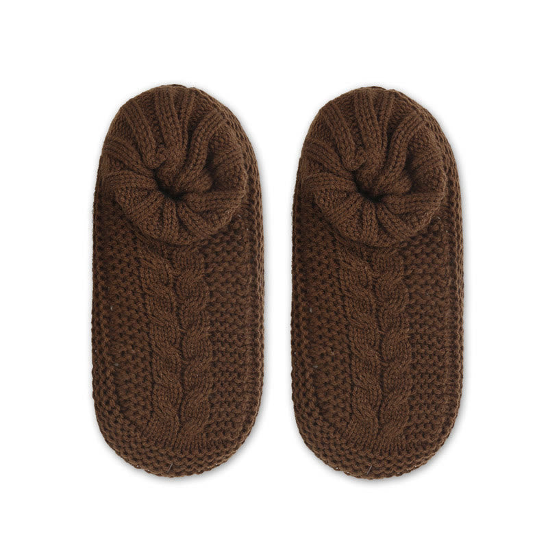 Dicke, kuschelige Haussocken in Übergröße - Kaffee - EU36-41 (US3-7,5) - image 6