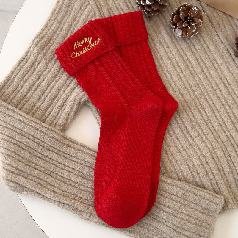 Bestickte Viertelsocken mit Cartoon-Motiven (3 Paar) - Rot - EU36-40(US3-7) - image 6