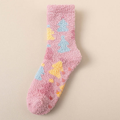 Nicht fusselnde Hausschuhe aus Korallenvlies - Rosa - EU36-40(US3-7) - image 10