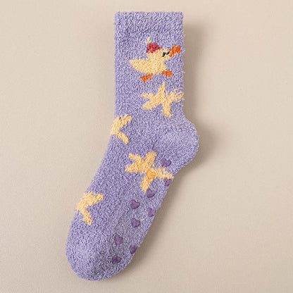Nicht fusselnde Hausschuhe aus Korallenvlies - Lila - EU36-40(US3-7) - image 12