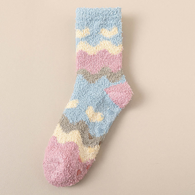 Nicht fusselnde Hausschuhe aus Korallenvlies - Blau - EU36-40(US3-7) - image 11