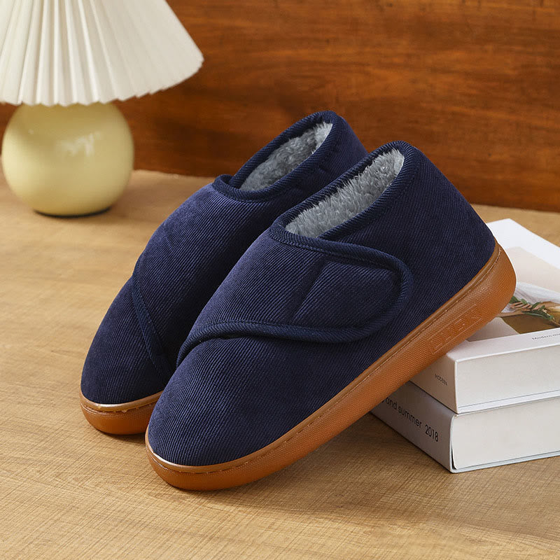 Kuschelige Fleece-Hausschuhe in Übergröße - Blau - EU46-47 (US9-10) - image 11