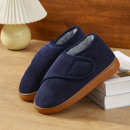 Kuschelige Fleece-Hausschuhe in Übergröße - Blau - EU46-47 (US9-10) - image 11