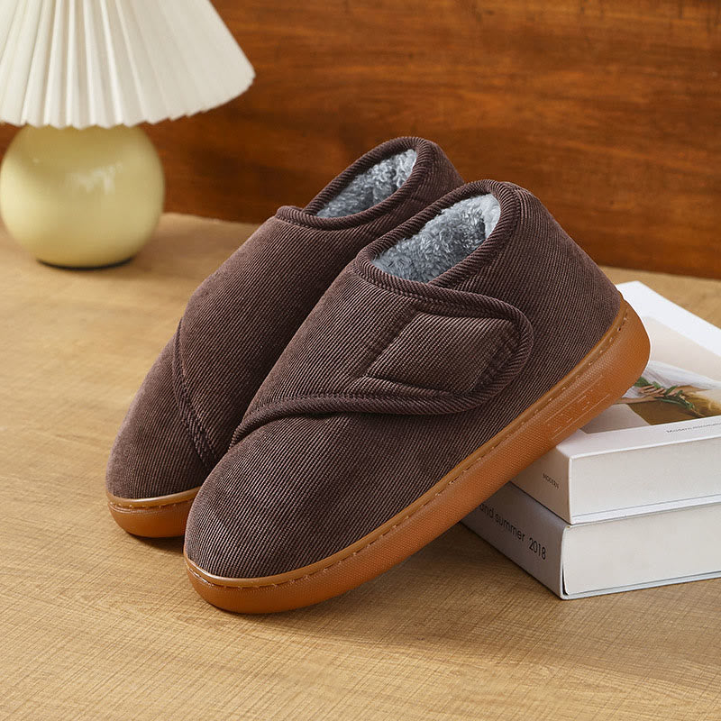 Kuschelige Fleece-Hausschuhe in Übergröße - Braun - EU46-47 (US9-10) - image 12