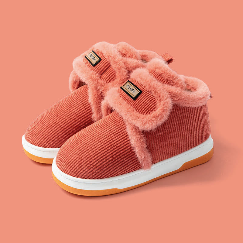 Plus-Size-Hausschuhe für hautfreundliche Haut - Orange - EU44-45 (US10-11) - image 6