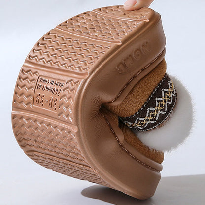 Plus-Size-Hausschuhe aus weichem Wildleder - image 6