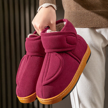 Winterpantoffeln in Übergröße, winddicht - Wein - EU44-45 (US10-11) - image 8