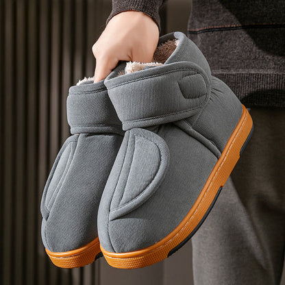 Winterpantoffeln in Übergröße, winddicht - Grau - EU44-45 (US10-11) - image 11