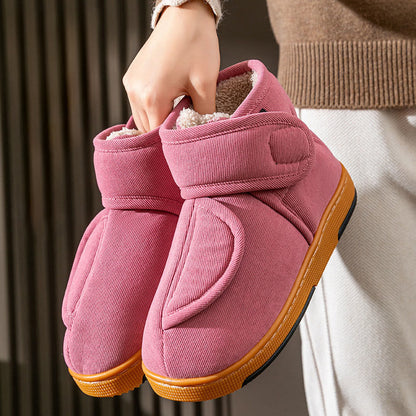 Winterpantoffeln in Übergröße, winddicht - Rosa - EU44-45 (US10-11) - image 10