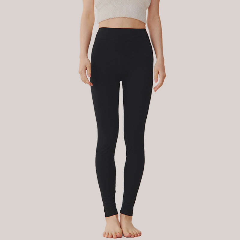 Plus Size Strapazierfähige, weiche Baselayer-Hose - Schwarz - 3XL - image 1