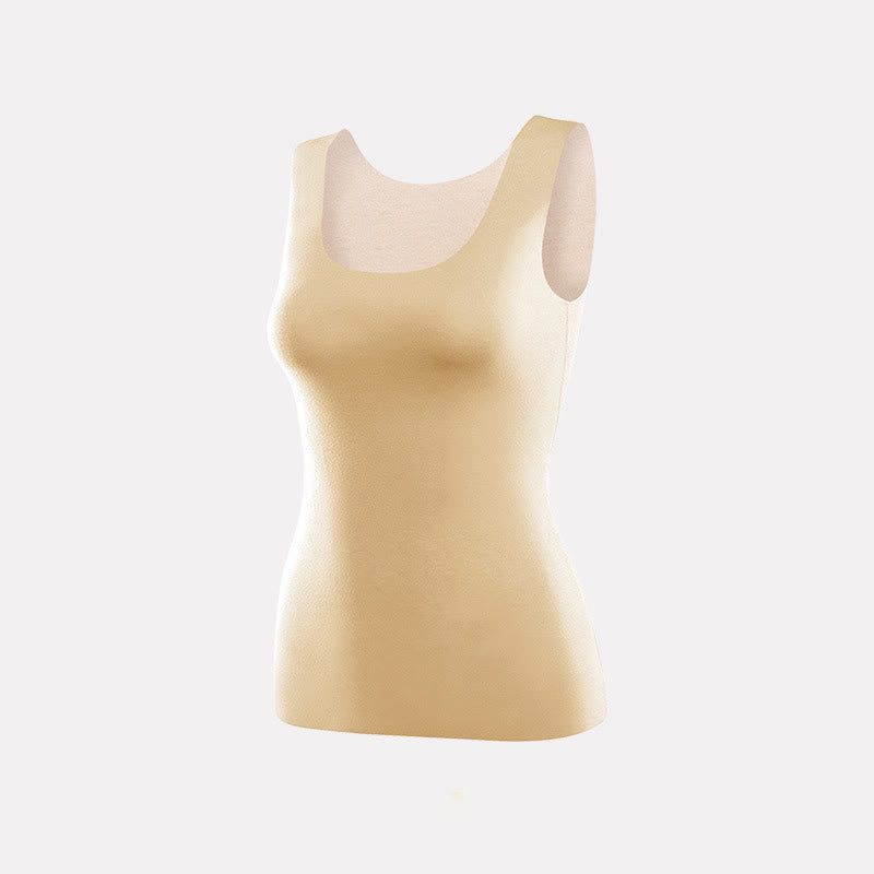 Nahtlose Stretch-Basisschichtweste mit U-Ausschnitt - Nackt - 3XL - image 6