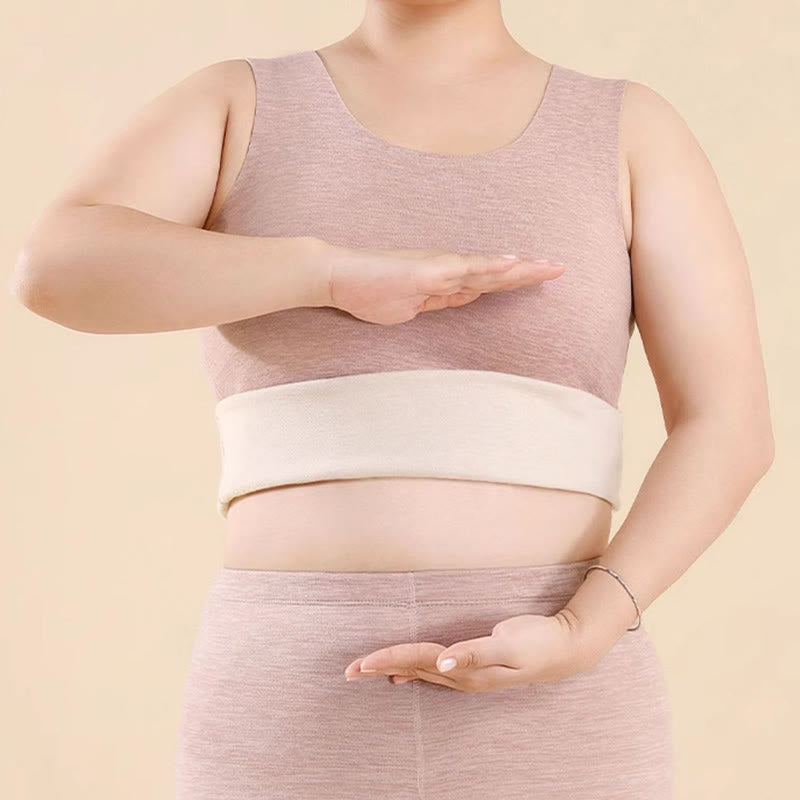 Nahtlose Stretch-Basisschichtweste mit U-Ausschnitt - image 3