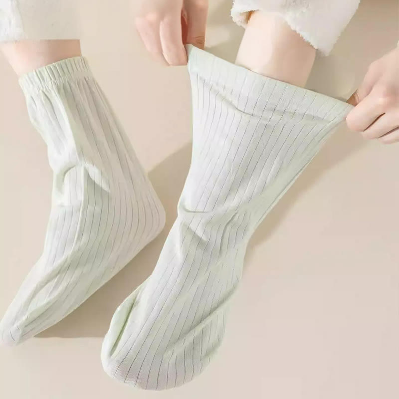 Weiche Schlafsocken aus Baumwolle (2 Paar) - image 1
