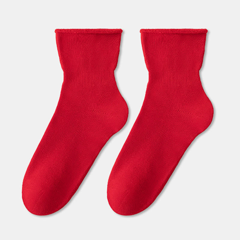 Hautfreundliche Schlafsocken (2 Paar) - Rot - EU36-45 (US3-11) - image 12