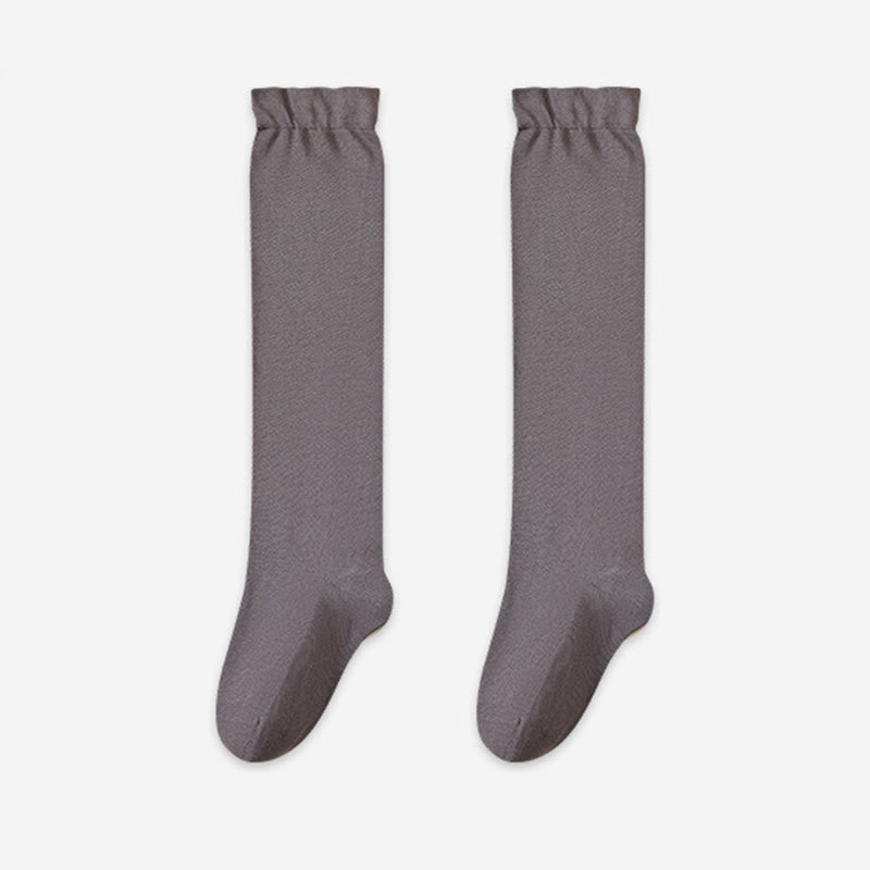 Atmungsaktive, weiche Kniestrümpfe (3 Paar) - Dunkelgrau - EU36-39 (US3-6) - image 14