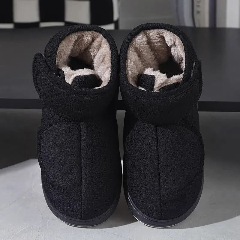 Bequeme und stabile Hausschuhe in Übergröße - Schwarz - EU46-47 (US11-12) - image 6