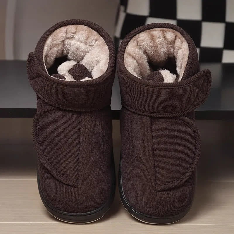 Bequeme und stabile Hausschuhe in Übergröße - Braun - EU46-47 (US11-12) - image 9