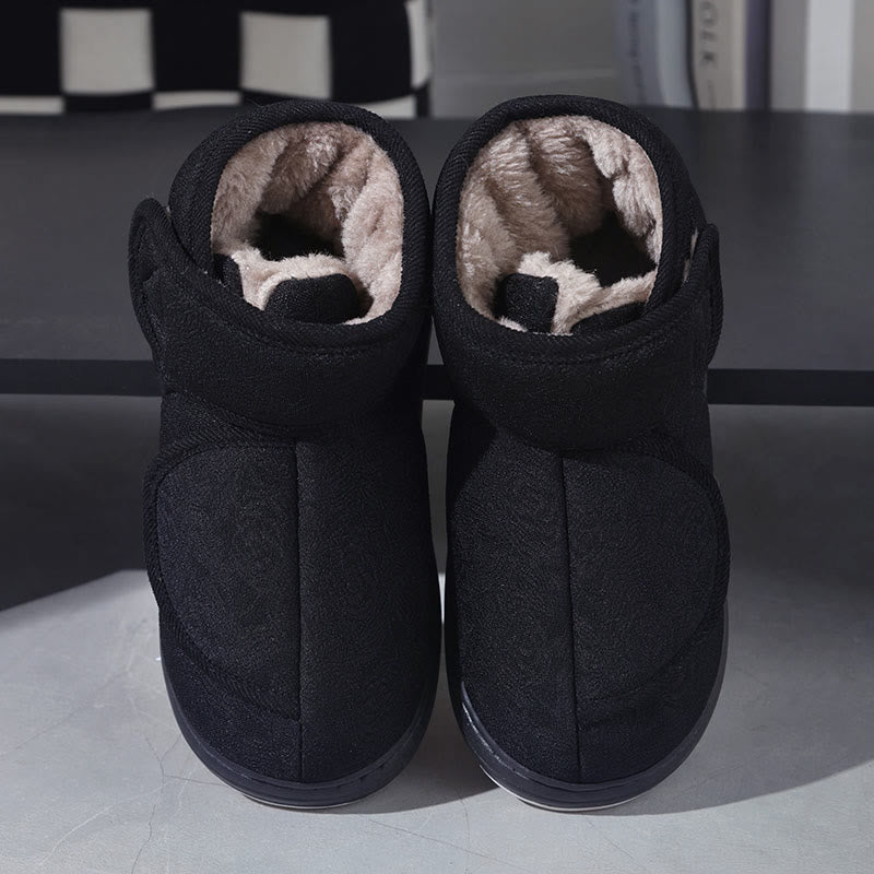 Hausschuhe mit Blumenmuster in Übergröße - Schwarz - EU44-45 (US9-10) - image 13