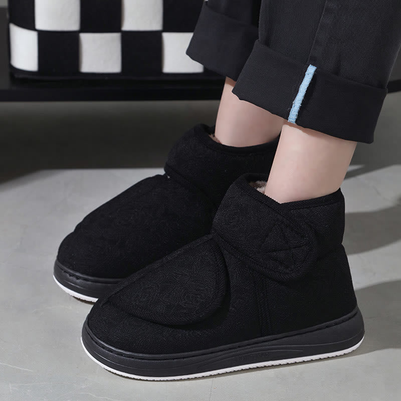 Hausschuhe mit Blumenmuster in Übergröße - image 3