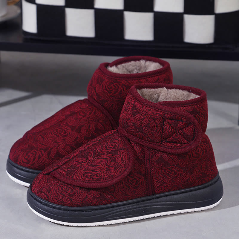 Hausschuhe mit Blumenmuster in Übergröße - image 10