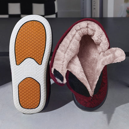 Hausschuhe mit Blumenmuster in Übergröße - image 11