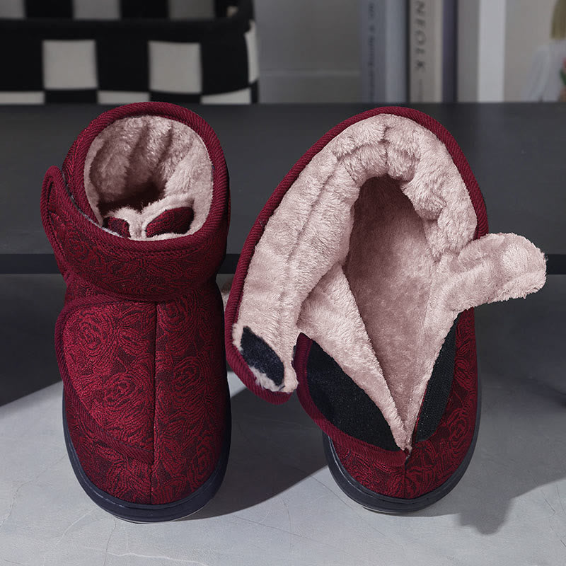 Hausschuhe mit Blumenmuster in Übergröße - image 7