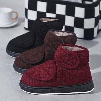 Hausschuhe mit Blumenmuster in Übergröße - image 5