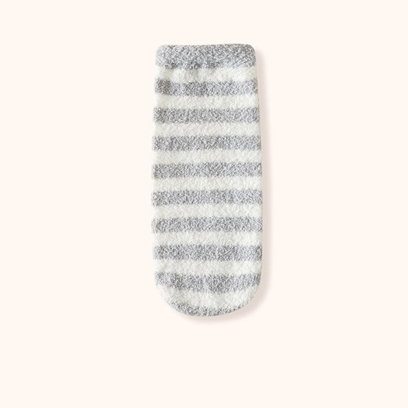 Schlafsocken mit breiten Streifen (3 Paar) - Grau - EU36-42 (US3-8,5) - image 12