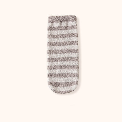 Schlafsocken mit breiten Streifen (3 Paar) - Kaffee - EU36-42 (US3-8,5) - image 15