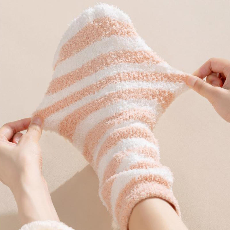 Schlafsocken mit breiten Streifen (3 Paar) - image 1