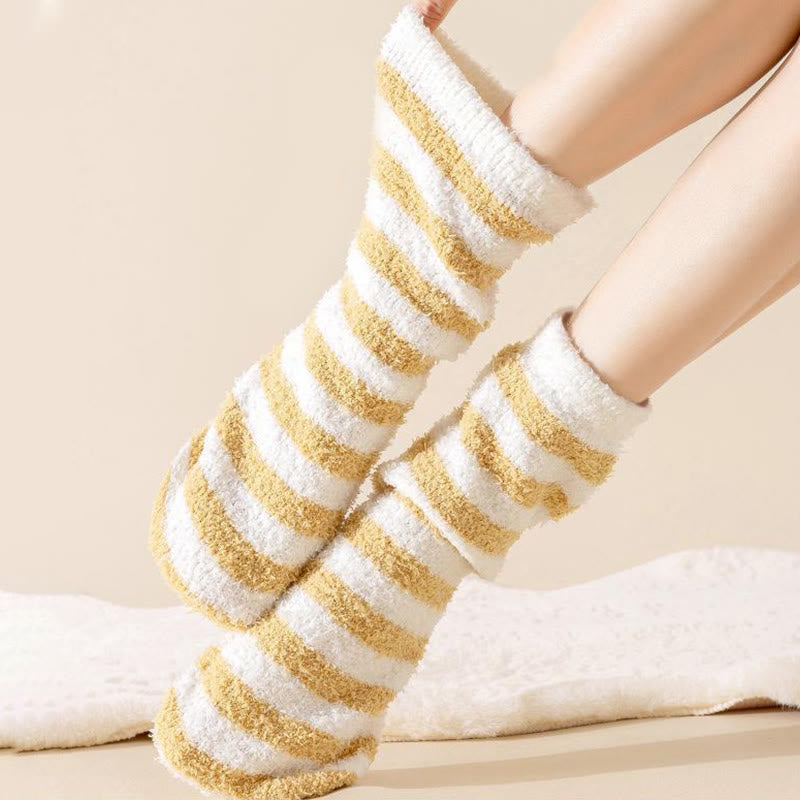 Schlafsocken mit breiten Streifen (3 Paar) - image 3