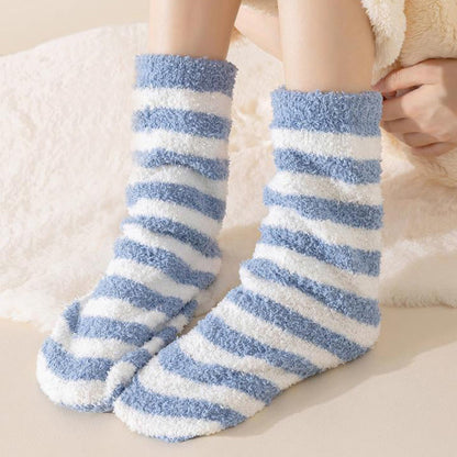 Schlafsocken mit breiten Streifen (3 Paar) - image 9