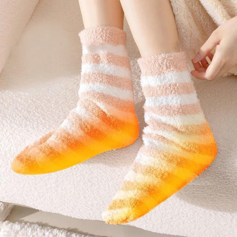 Schlafsocken mit breiten Streifen (3 Paar) - image 5