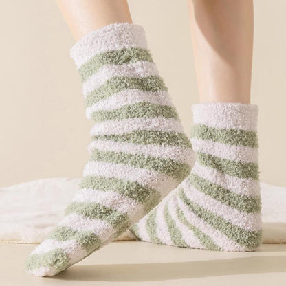 Schlafsocken mit breiten Streifen (3 Paar) - image 6