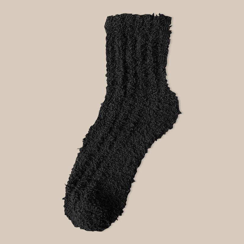 Winterschlafsocken aus Korallenfleece (7 Paar) - Schwarz - EU39-43 (US6-9) - image 19