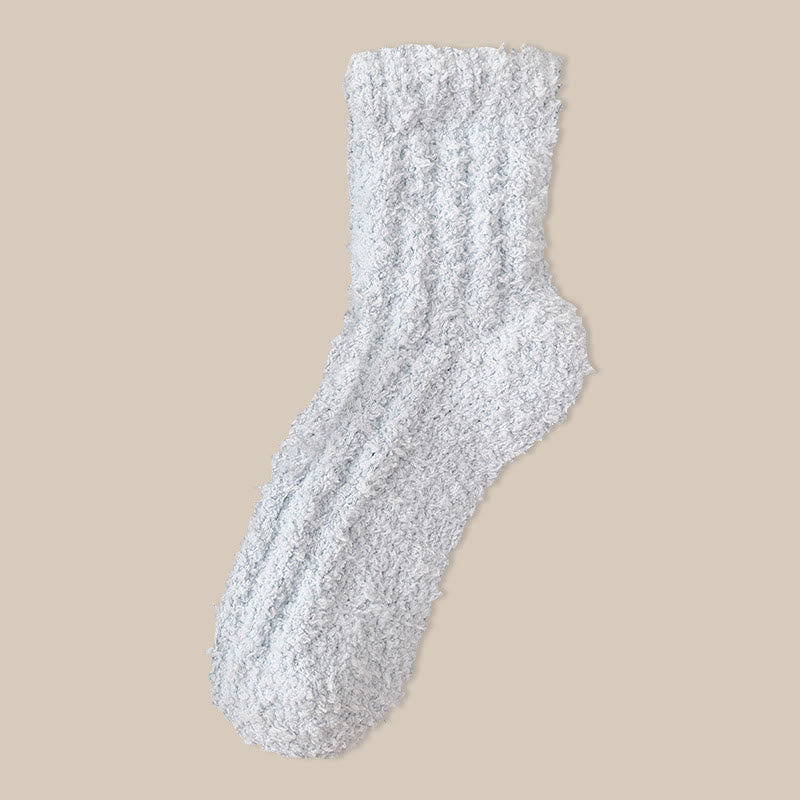 Winterschlafsocken aus Korallenfleece (7 Paar) - Hellblau - EU39-43 (US6-9) - image 18
