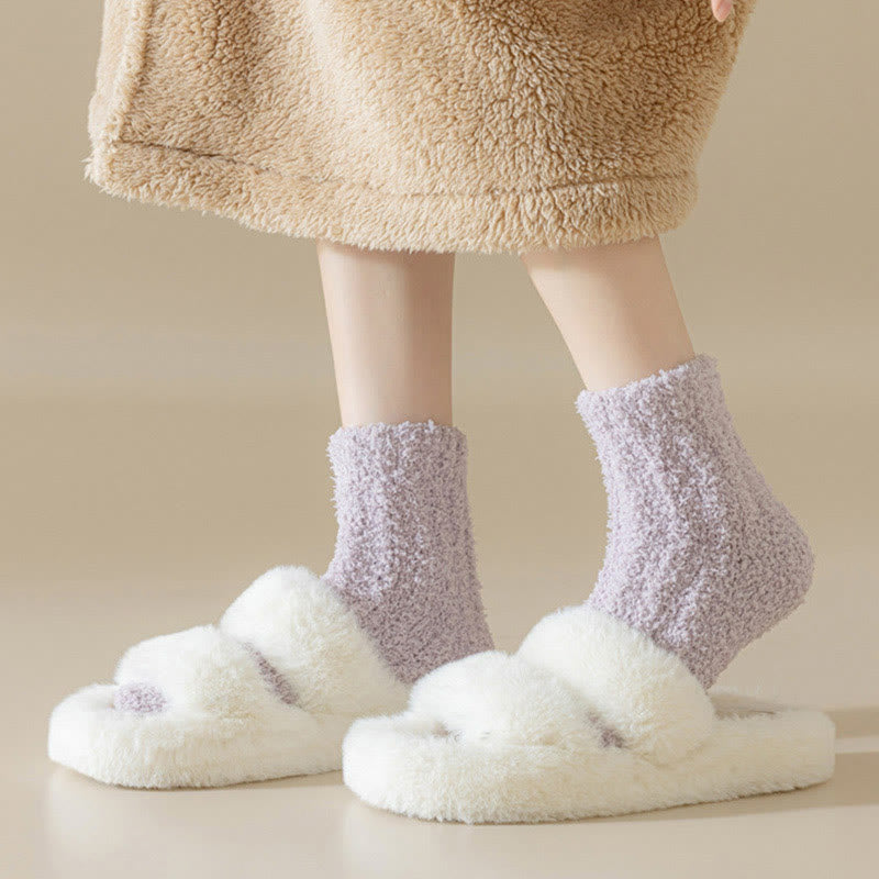 Winterschlafsocken aus Korallenfleece (7 Paar) - image 12