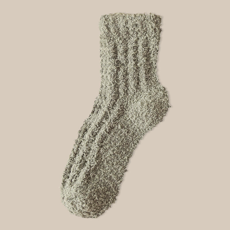 Winterschlafsocken aus Korallenfleece (7 Paar) - Grün - EU39-43 (US6-9) - image 20