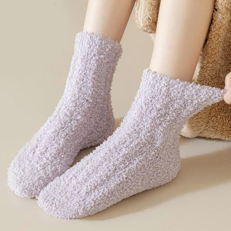 Winterschlafsocken aus Korallenfleece (7 Paar) - image 2