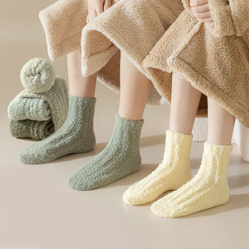Winterschlafsocken aus Korallenfleece (7 Paar) - image 5